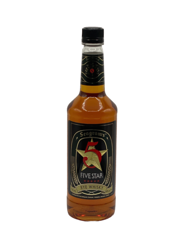 Seagram's Five Star Canadian Rye Whisky 750 mL