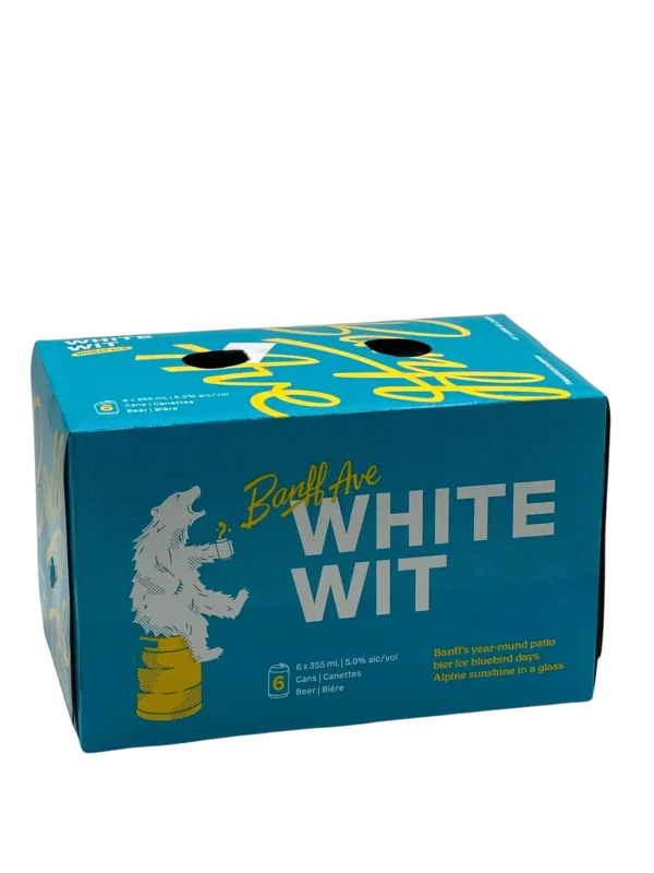 Banff Ave White Wit 6 Pack Cans