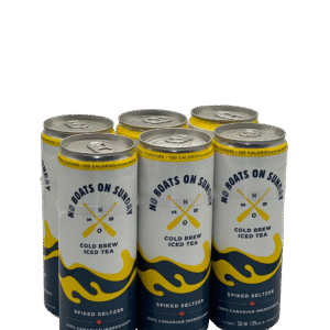 No Boats On Sunday Cold Brew Iced Tea 6 Pack Cans