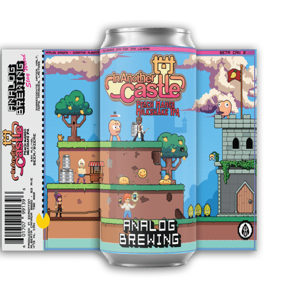 Analog Brewing In Another Castle Peach Mango Milk Shake IPA 4 Pack Cans