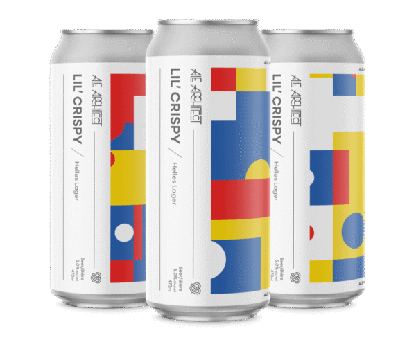 Ale Architect Lil' Crispy Helles Lager 4 Pack Cans