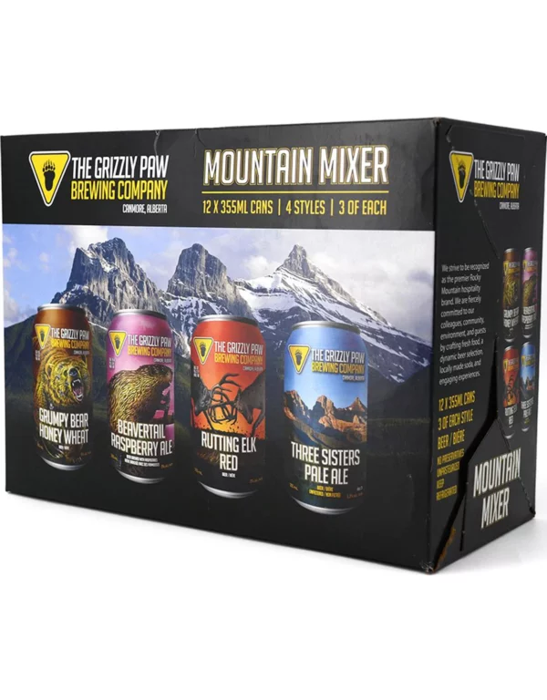 Grizzly Paw Mountain Mixer 12 Pack Cans