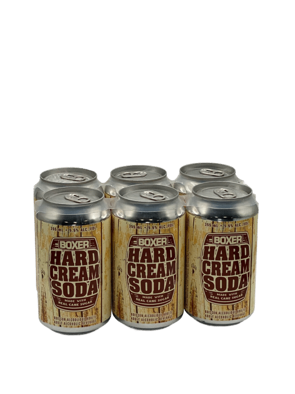 Boxer Hard Cream Soda 6 Pack Cans