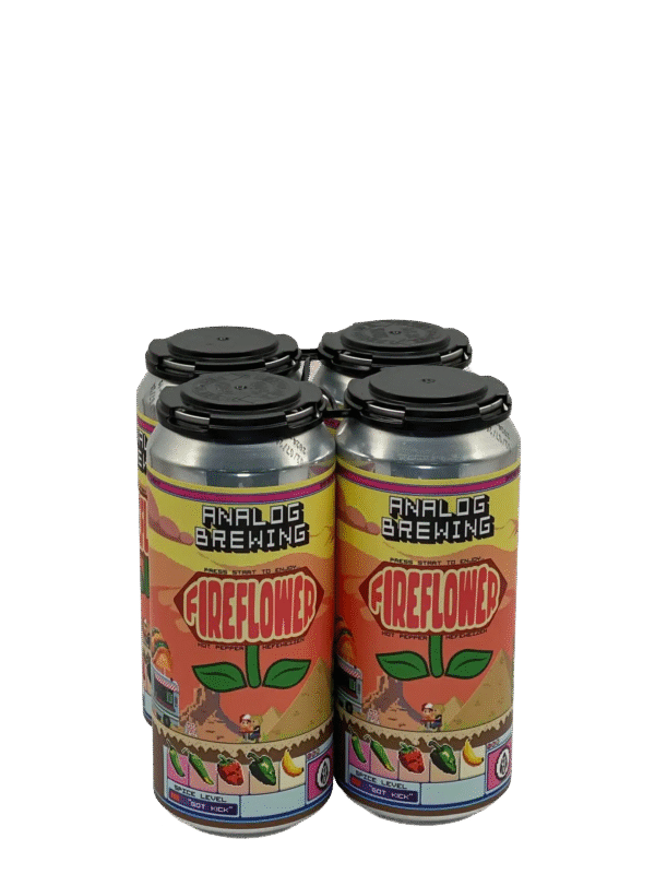 Analog Brewing Fire Flower Hot Pepper Hefeweizen 4 Pack Cans