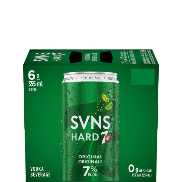 SVNS Hard 7UP Original 6 Pack Cans