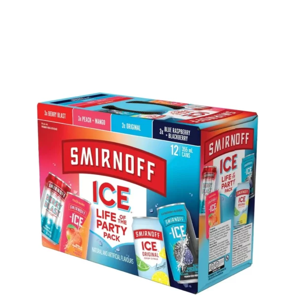 Smirnoff Ice Life of the Party Variety 12 Pack Cans